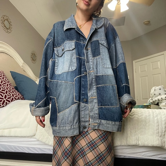Patchwork Denim Jacket - Picture 2 of 3